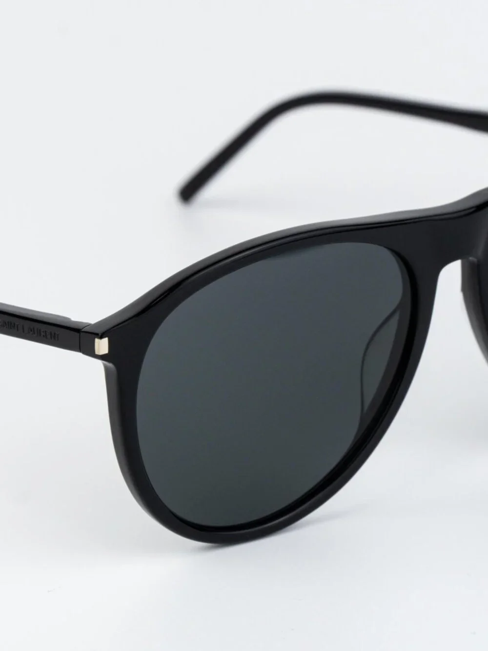 Saint Laurent Women Sunglasses Black Grey Pilot SL667 001 NEW AUTHENTIC